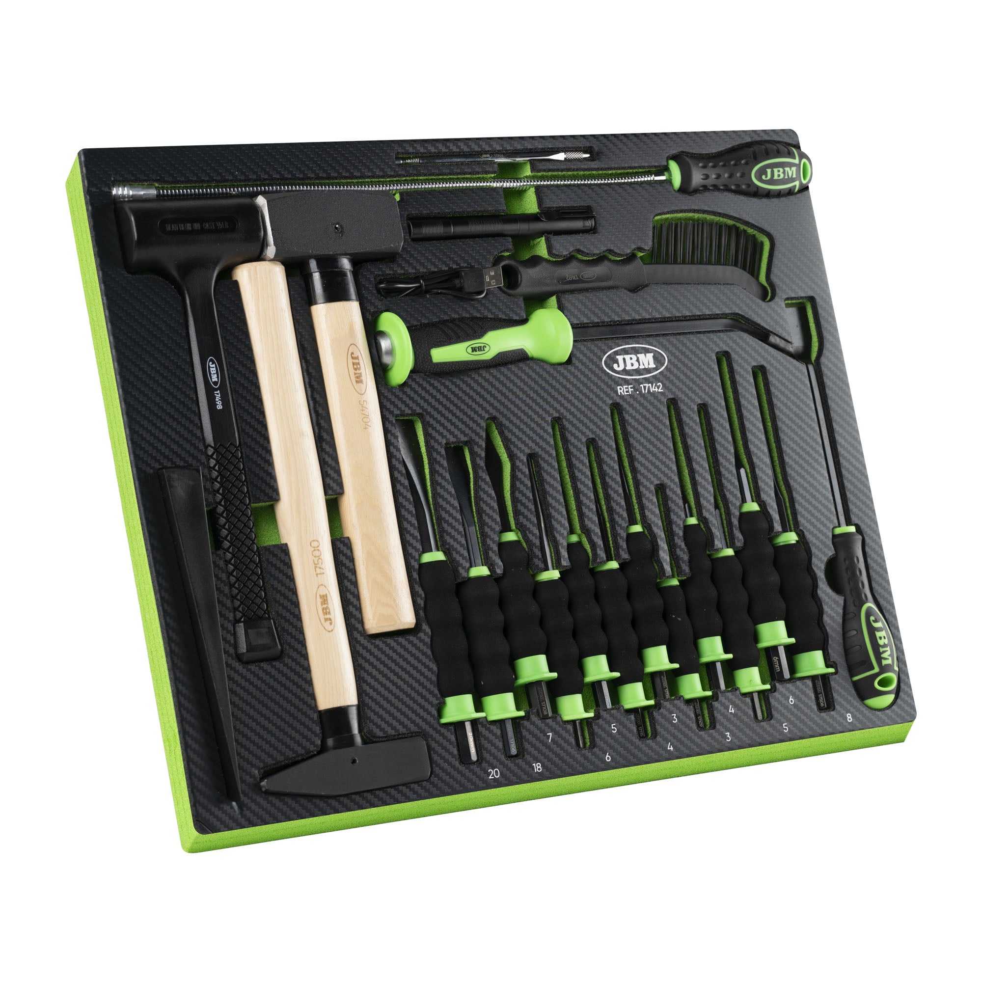 SET UTENSILI DI BATTUTA 17142 JBM