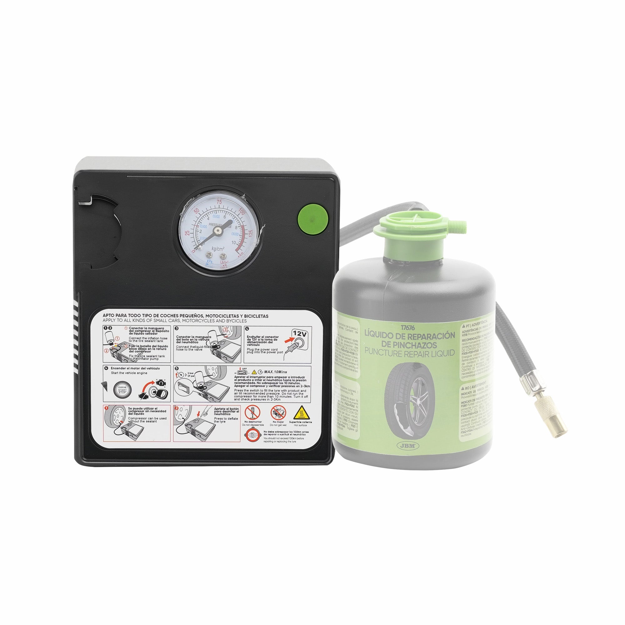 COMPRESSORE D'ARIA COMPATTO 12V 17684 JBM