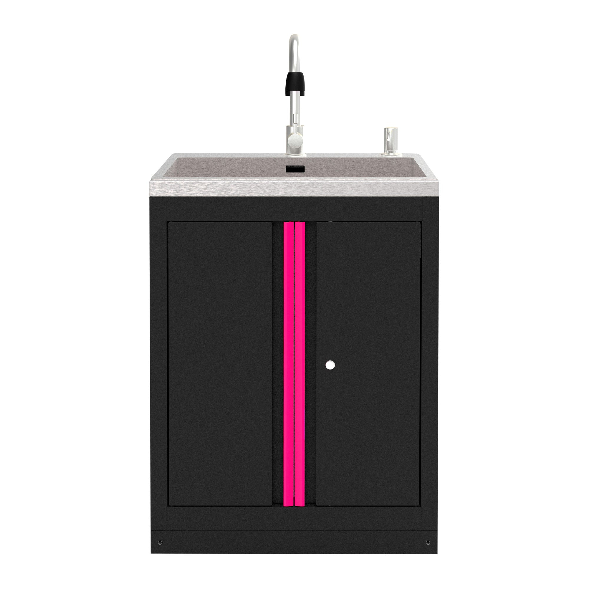 ARMADIO CON LAVELLO INTEGRATO - ROSA 18103P JBM