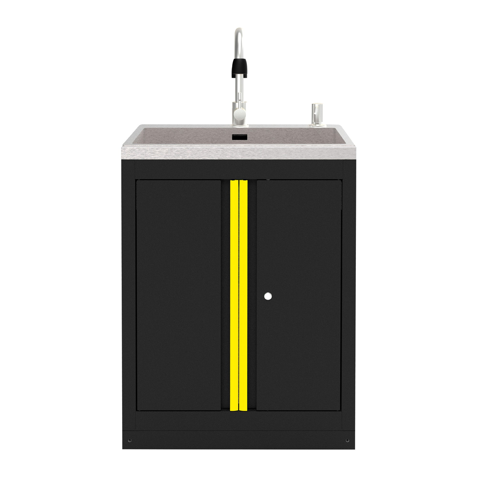 ARMADIO CON LAVELLO INTEGRATO - GIALLO 18103Y JBM