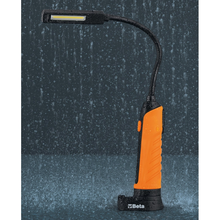 Lampada ricaricabile magnetica a LED con testa snodata Beta 1838F