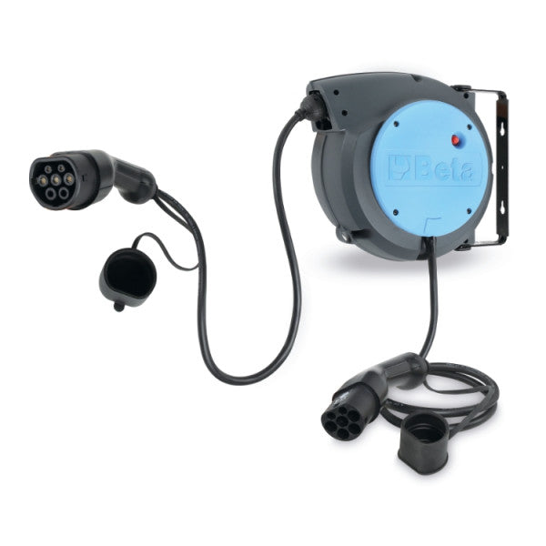 Avvolgitore automatico con cavo 3Gx2,5 mm² e presa TIPO 2 per ricarica EV Beta 1845EM/3