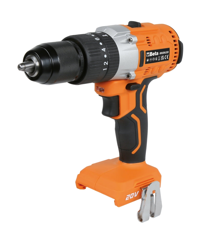 Trapano avvitatore a percussione 20V BRUSHLESS (solo corpo macchina) Beta 1972/20V-13BMC