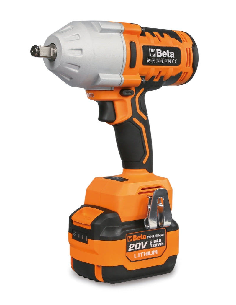 Avvitatore reversibile ad impulsi 20V brushless con attacco 1/2" - 1200 Nm Beta 1984/K1200