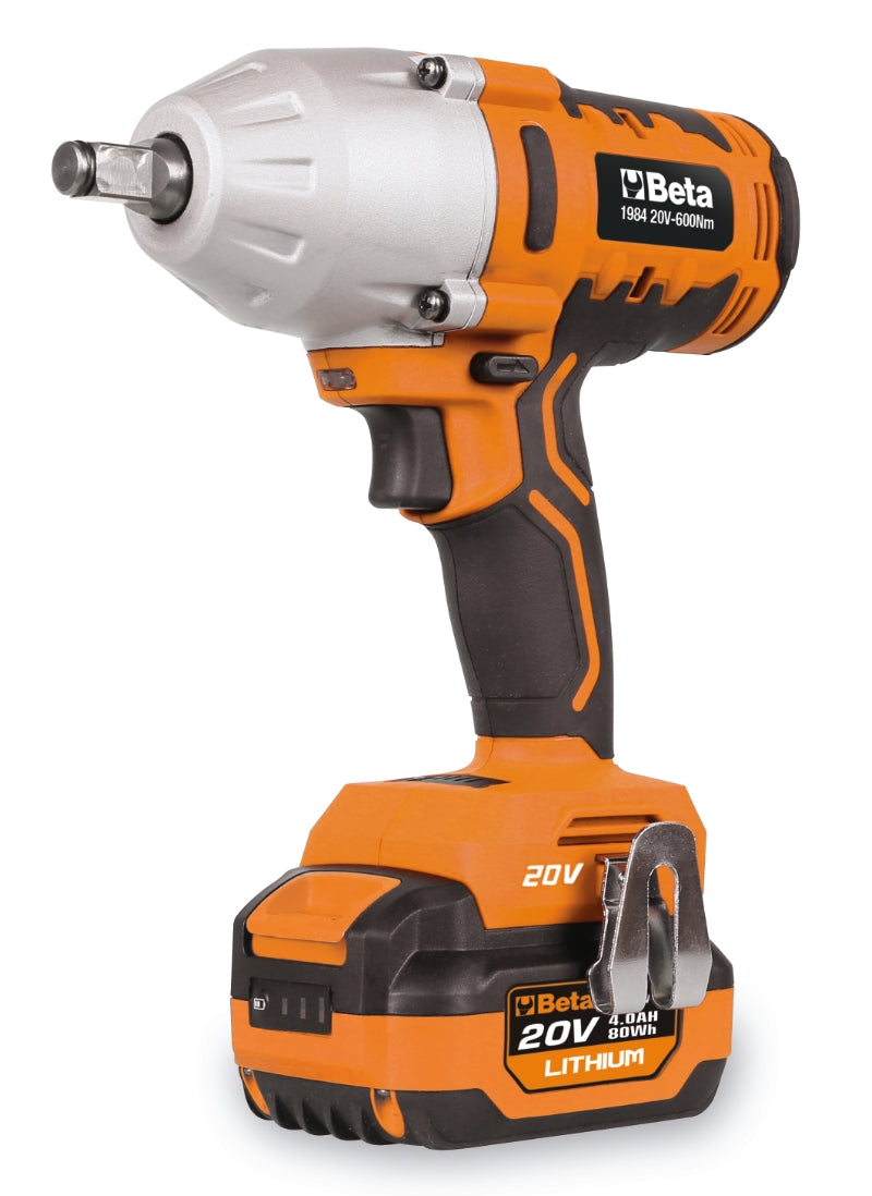 Avvitatore reversibile ad impulsi 20V BRUSHLESS con attacco 1/2" - 600 Nm Beta 1984/K600