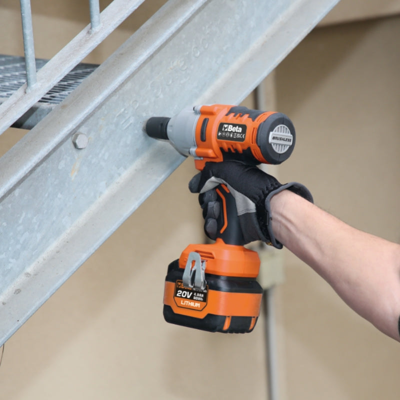 Avvitatore reversibile ad impulsi 20V BRUSHLESS con attacco 1/2" - 600 Nm Beta 1984/K600