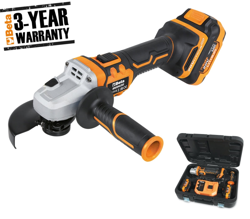 Kit smerigliatrice angolare 20V BRUSHLESS Beta 1986/K20V-125