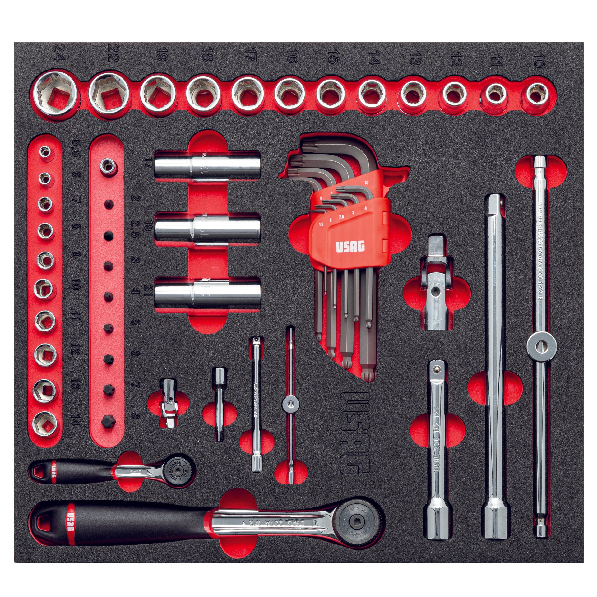MODULO IN SPUGNA BICOLORE ASSORTITO (52 PZ) Usag 519 M 235X