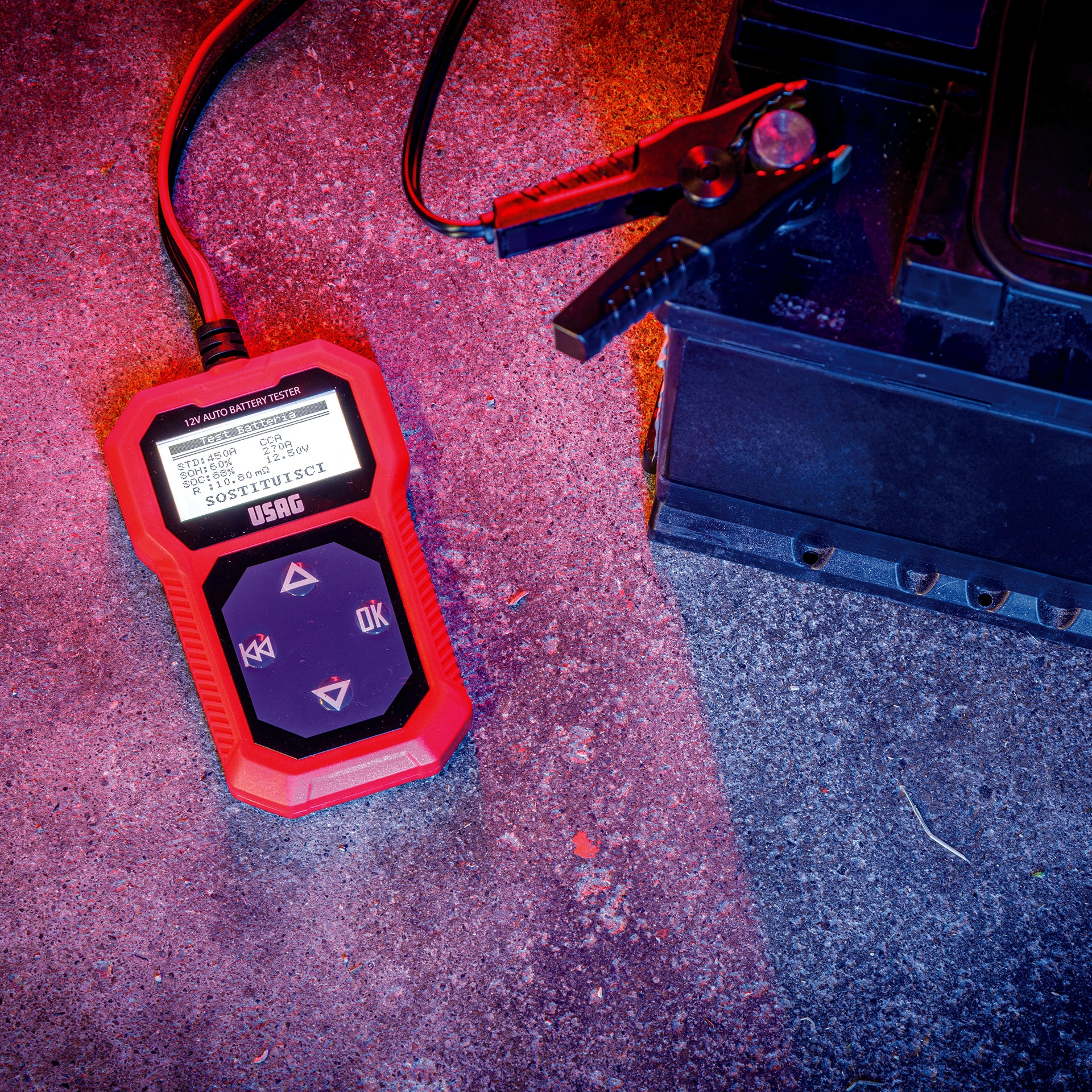 Tester batterie 12V Usag 890 N