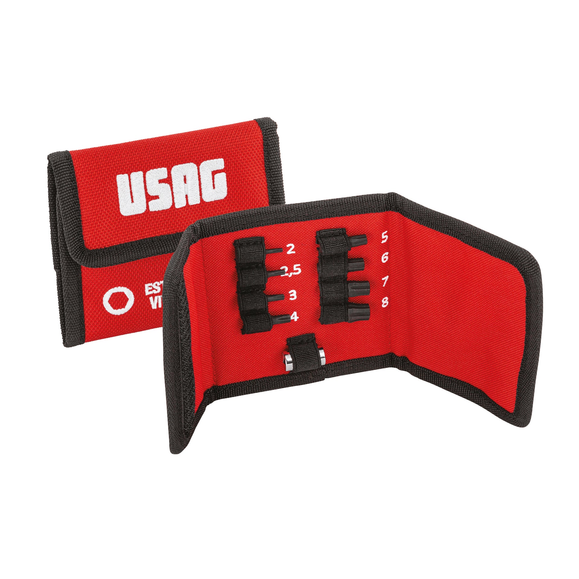 SET DI ESTRATTORI PER VITI ESAGONALI DANNEGGIATE (9 PZ) USAG 458 E/B9