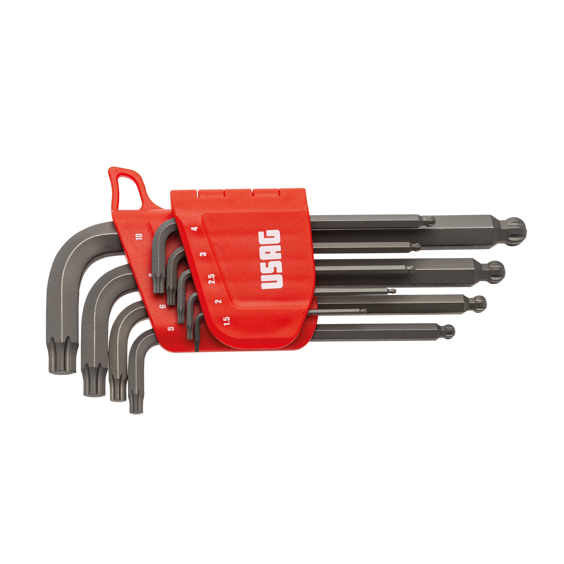 SET DI 9 CHIAVI MASCHIO CON PROFILO ESAGONALE SPECIALE Usag 280 X/S9