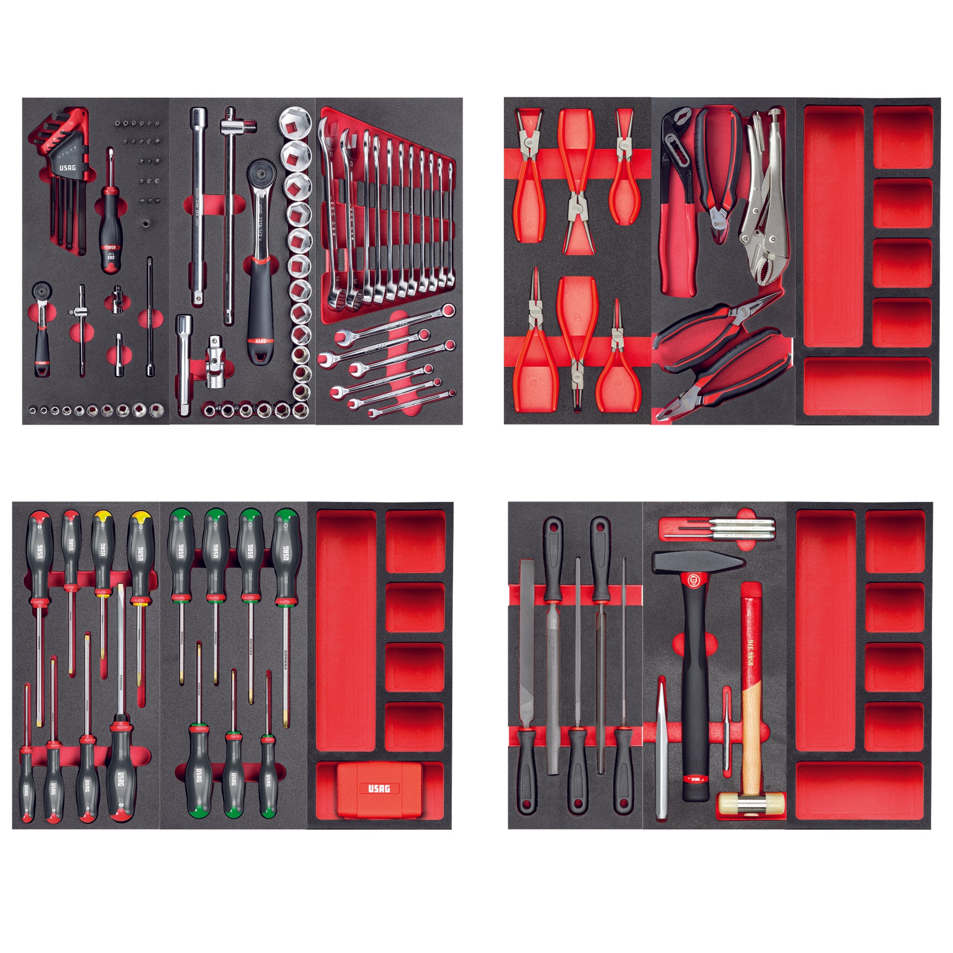 Assortimento MANUTENZIONE (156 pz) - 4 cassetti Usag 495 MB