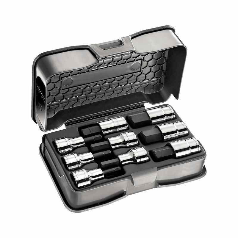 Assortimento in cassetta di ABS con bussole per viti con esagono incassato (9 pz) Usag 234 1/2 N/C9