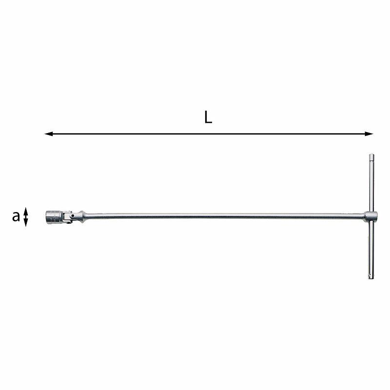 Chiavi a T snodate con bocca esagonale Usag 276 CE