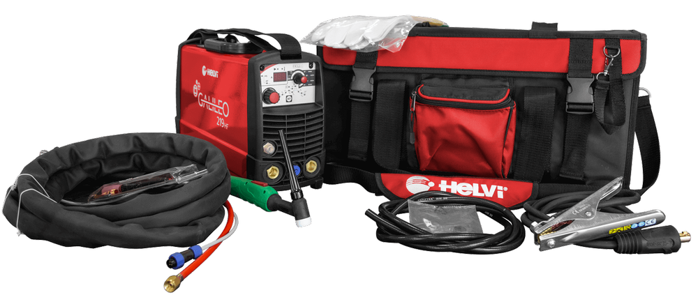 Saldatrice Inverter Helvi Galileo TIG 219 HF AC/DC set