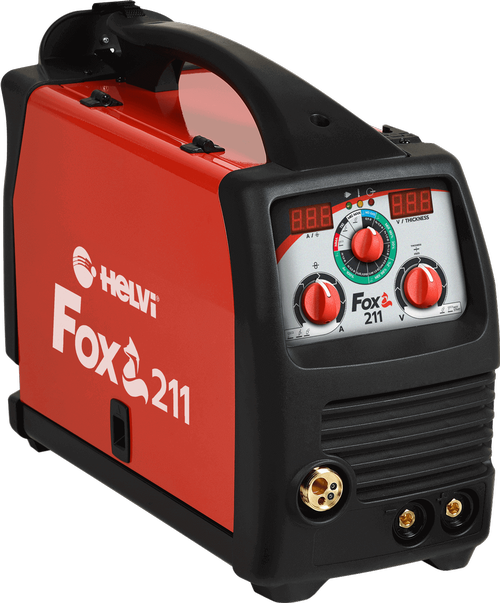 Saldatrice Multiprocesso Fox 211 Digital 230V New Kit - HELVI