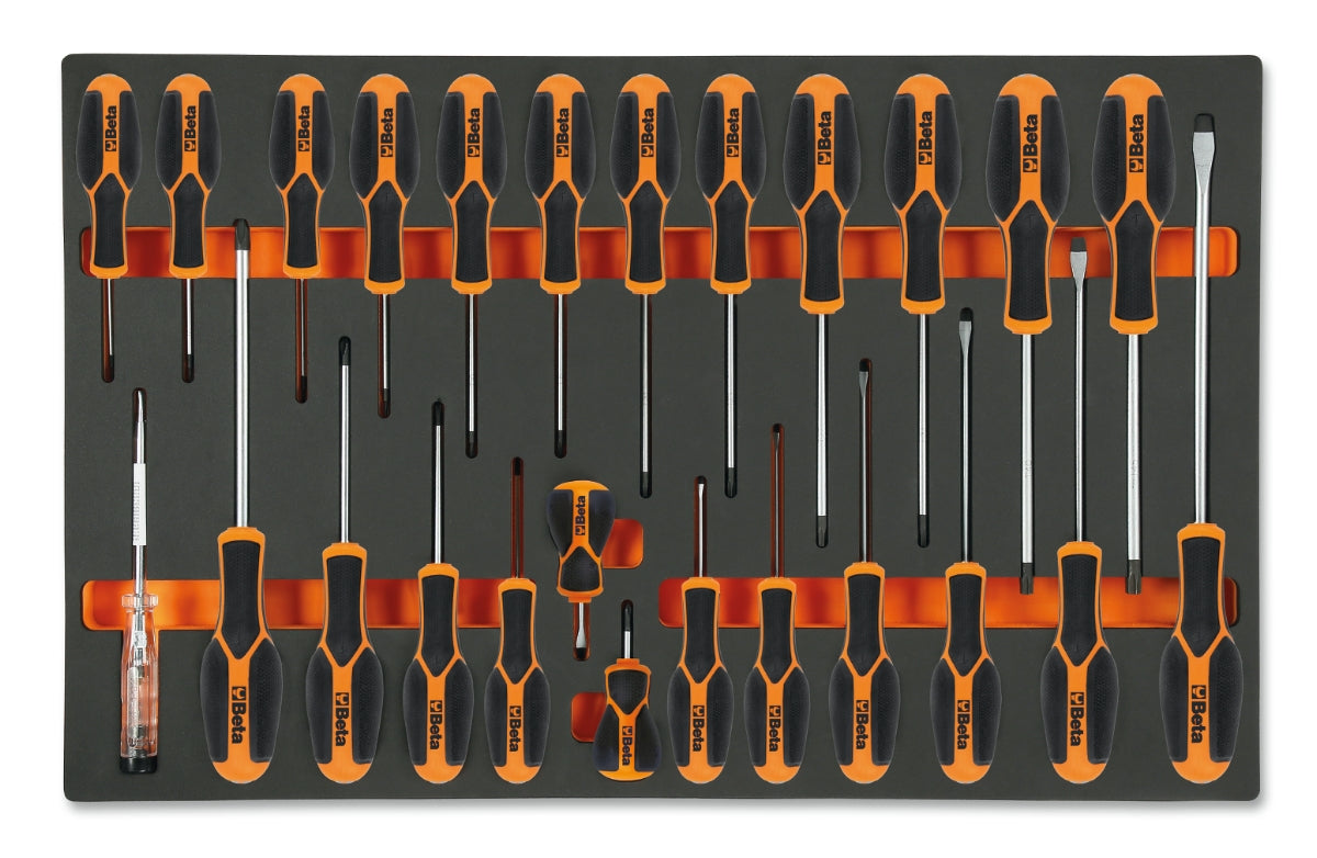 Cassettiera mobile porta attrezzi con 7 cassetti, con assortimento di 285 utensili Beta 3900 RSC39/7-VA