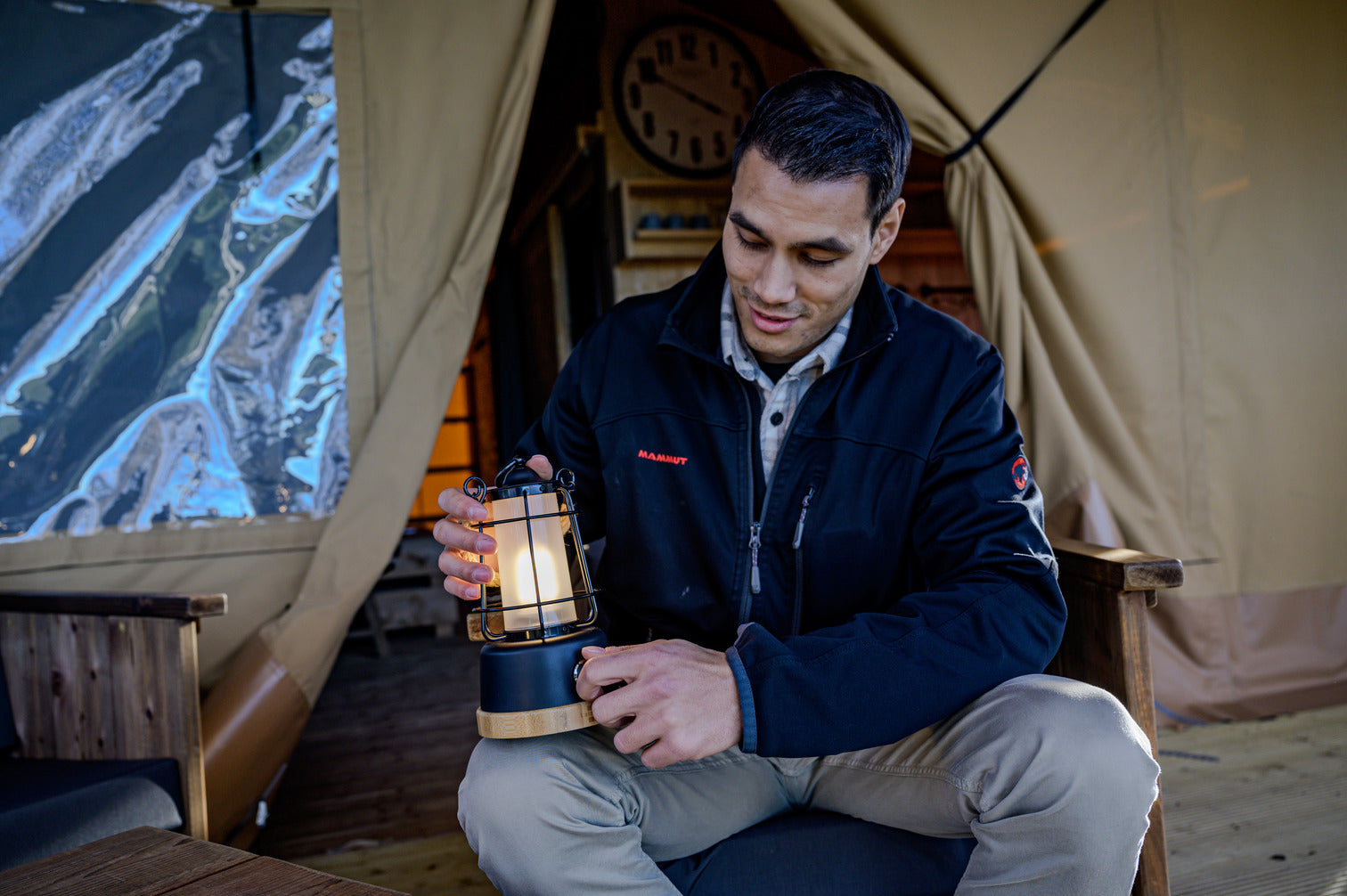 Lampada da campeggio a accumulatore LED CAL 1 350lm, IP44 BRENNESTUHL