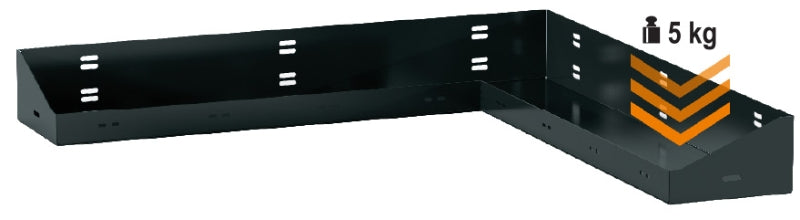 Mensola angolare prof.140mm per arredo officina RSC50 Beta 5000 RSC50/MPA140