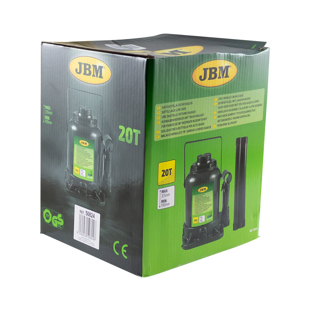 SOLLEVATORE A BOTTIGLIA 20 TON PER AUTO BASSE JBM 50824