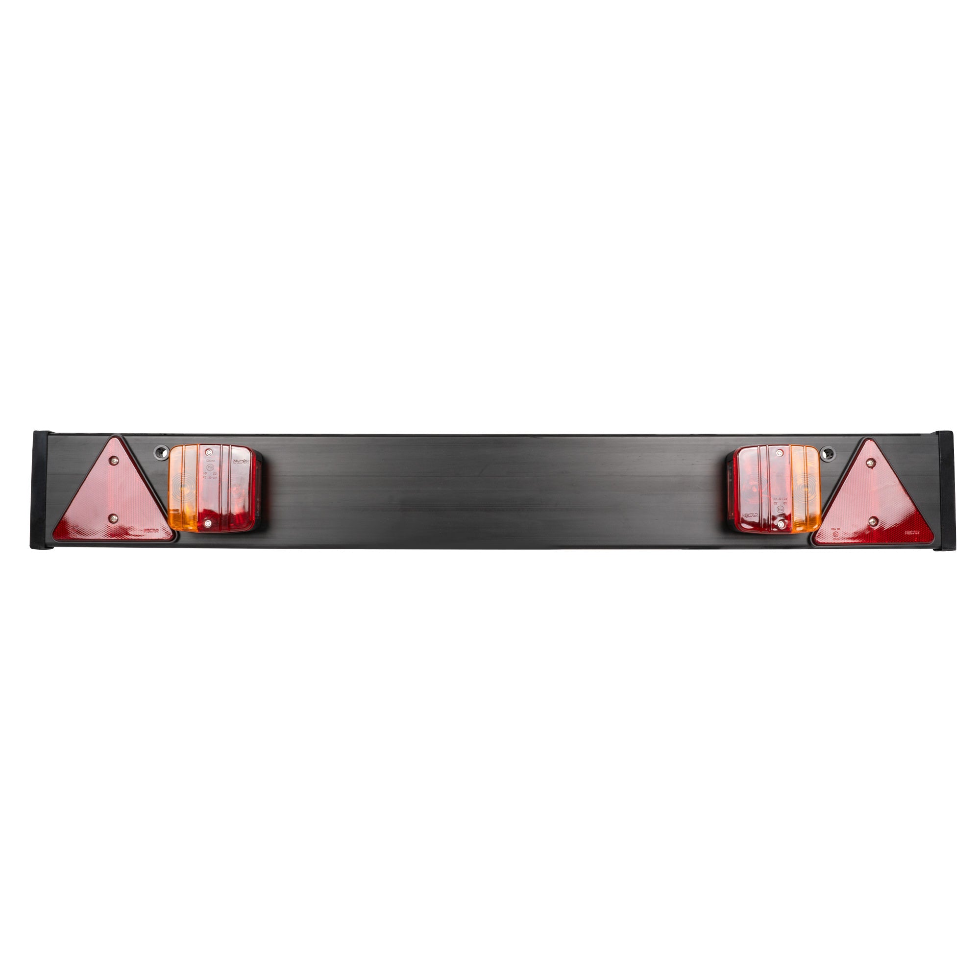 BARRA PER RIMORCHIO DI 1100X140MM, 2 LUCI E 2 CATARIFRANGENTI TRIANGOLARI 50910 JBM