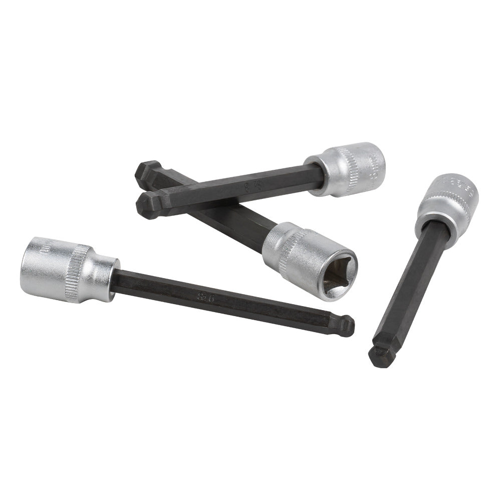 SET DI 7 INSERTI ALLEN A SFERA CON BUSSOLE 3/8" 50982 JBM