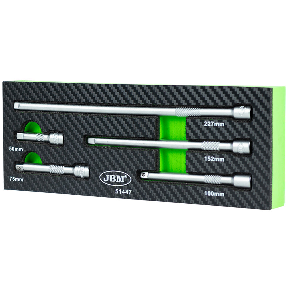 MODULO DI 5 ASTE DI PROLUNGA DA 1/4” CON TAPPO TERMINALE NORMALE JBM 51447