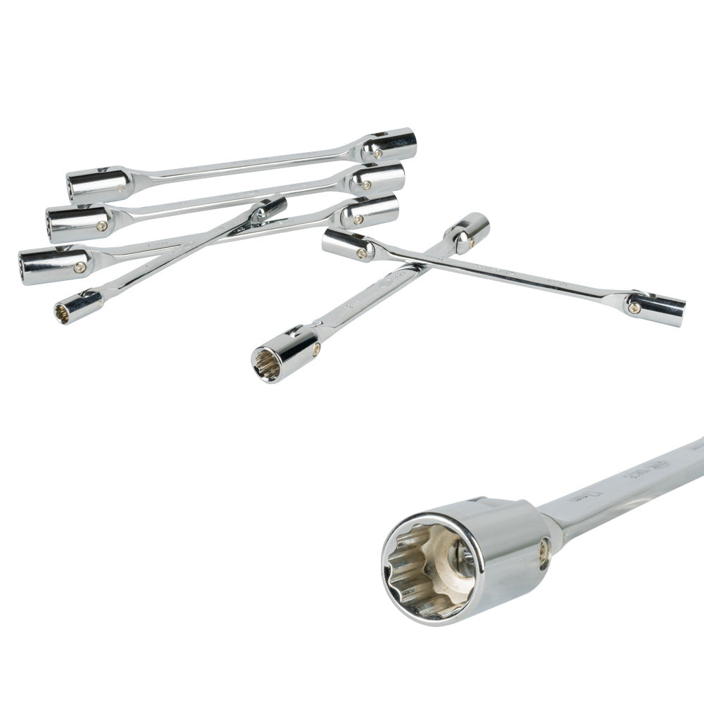 SET CON 6 CHIAVI A BUSSOLA ARTICOLATE A 12 POLI 51659 JBM