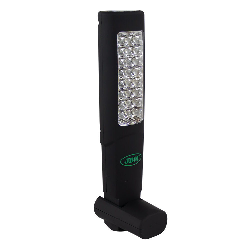 LAMPADA LED PORTATILE ARTICOLATA CON DOPPIO MAGNETE - 60LM 51889 JBM