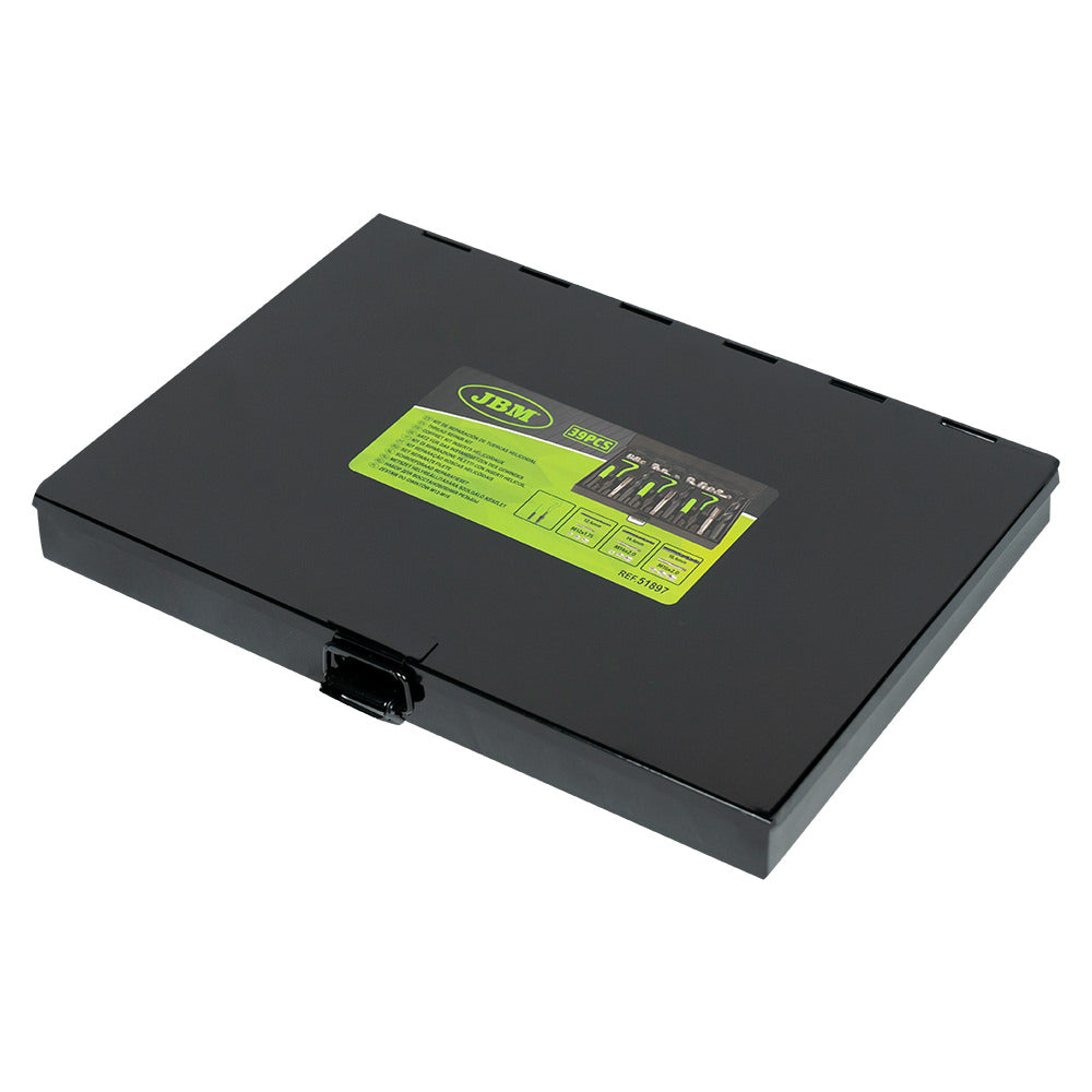 SET DI RIPARAZIONE FILETTI CON INSERTI HELICOIL 51897 JBM
