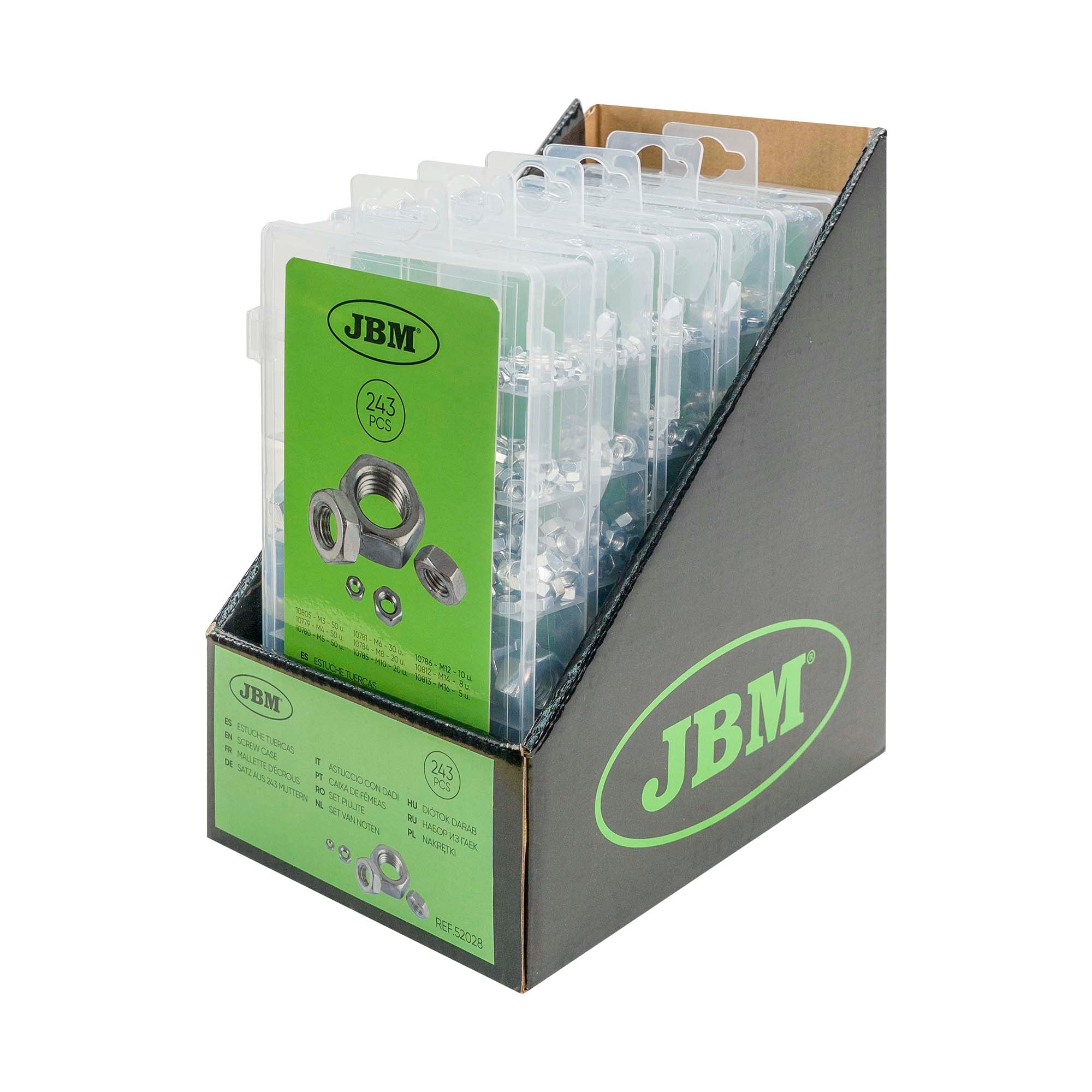 ASTUCCIO CON DADI 243 PEZZI 52028 JBM
