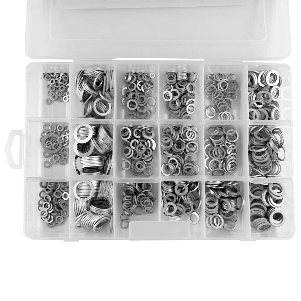 ASTUCCIO DI RONDELLE D'ALLUMINIO - 900 PEZZI 52031 JBM