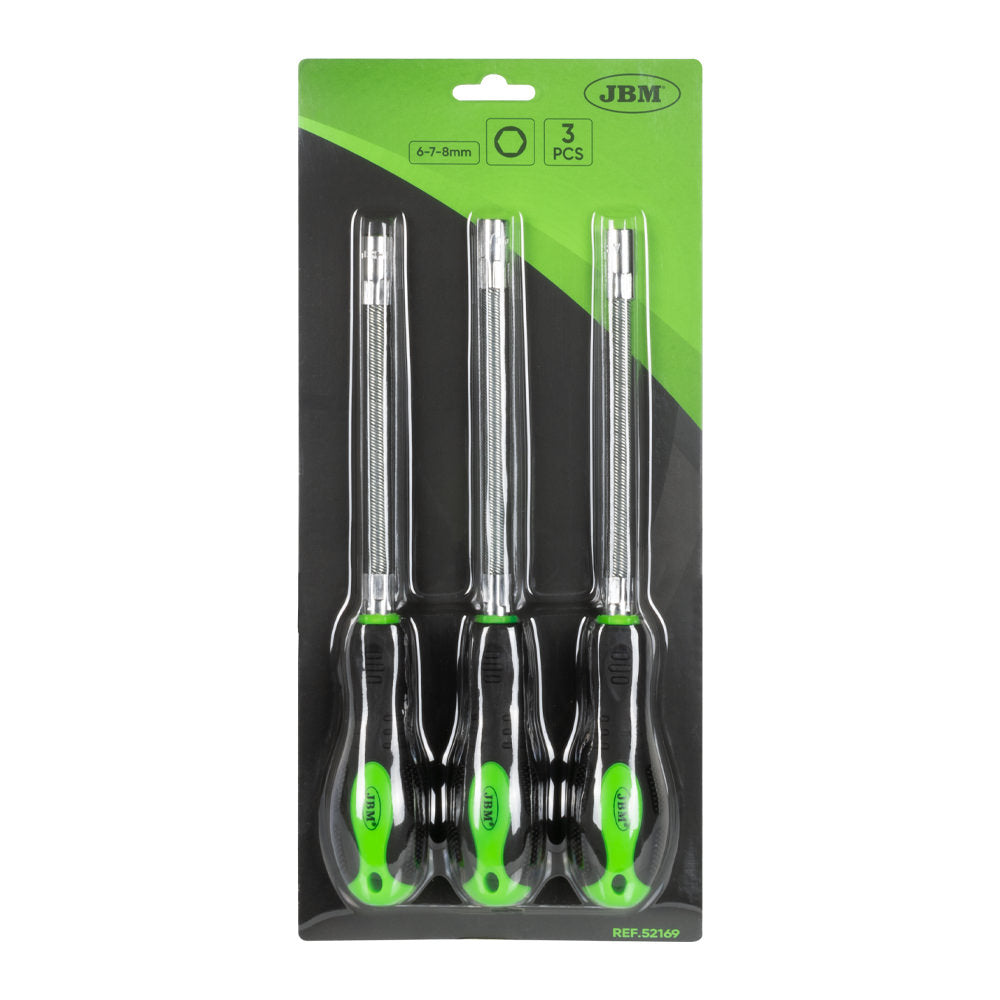 KIT DI 3 CACCIAVITI FLESSIBILI 52169 JBM