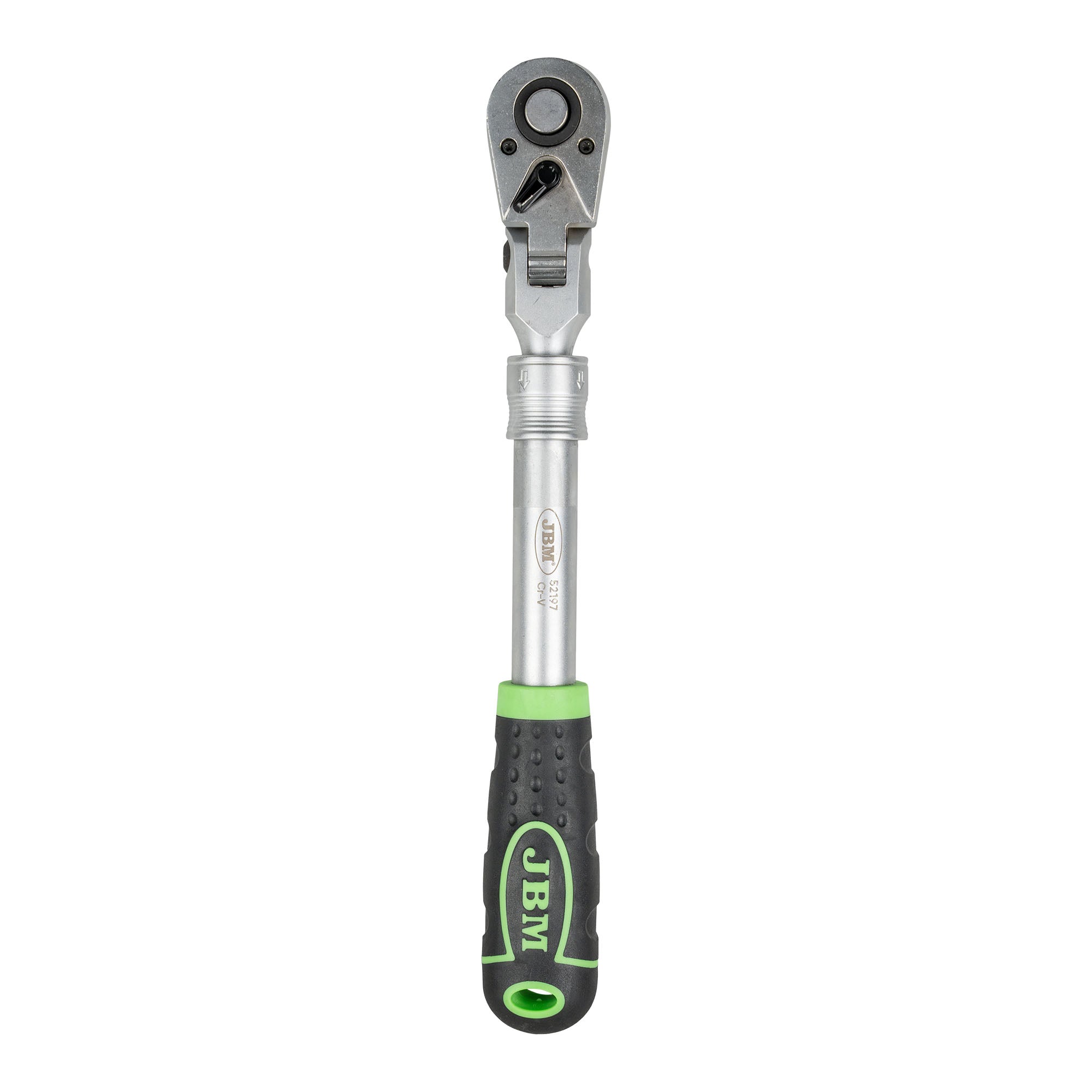CRICCHETTO ESTENDIBILE 1/2" 350-490MM CON TESTA ARTICOLATA A 72 DENTI 52197 JBM