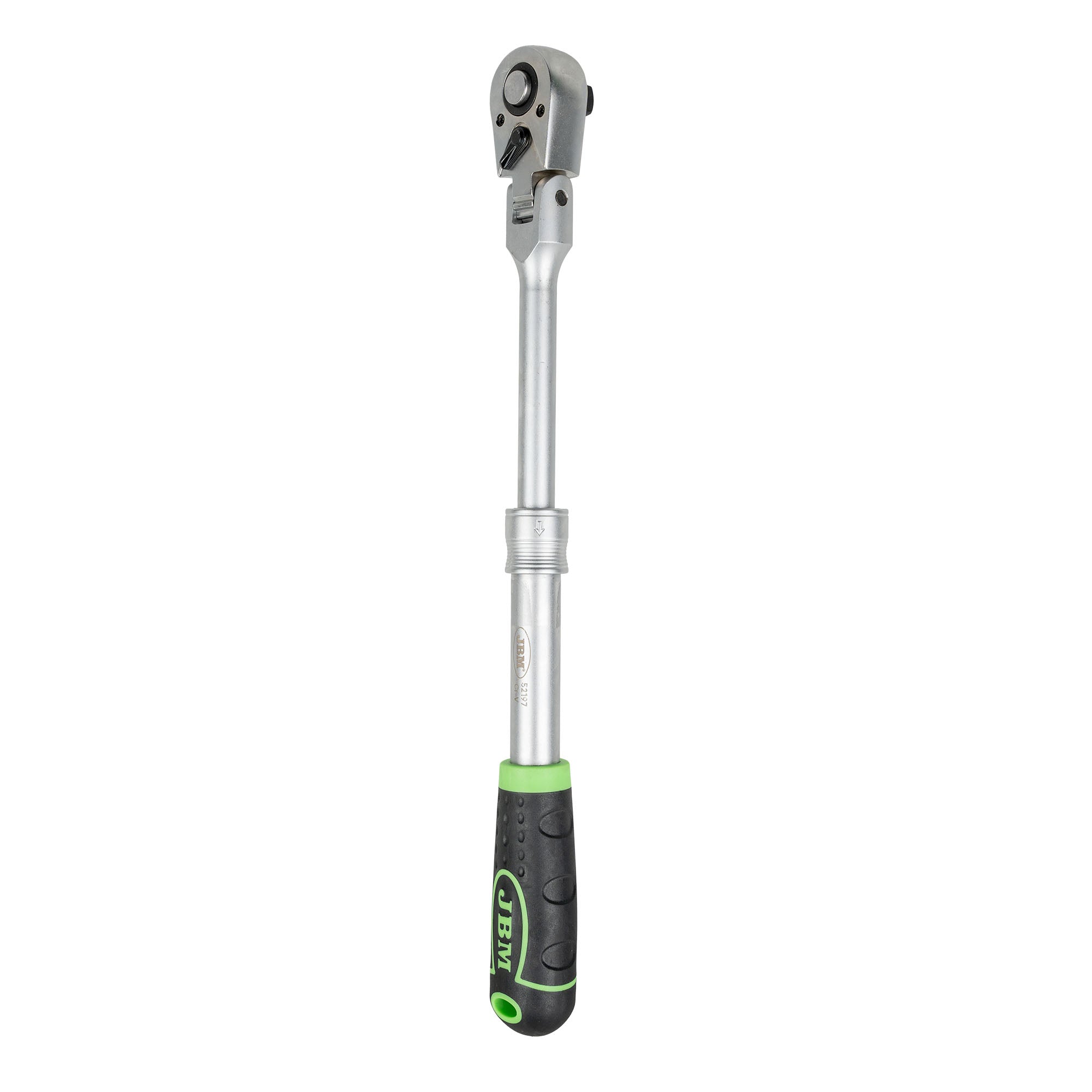 CRICCHETTO ESTENDIBILE 1/2" 350-490MM CON TESTA ARTICOLATA A 72 DENTI 52197 JBM