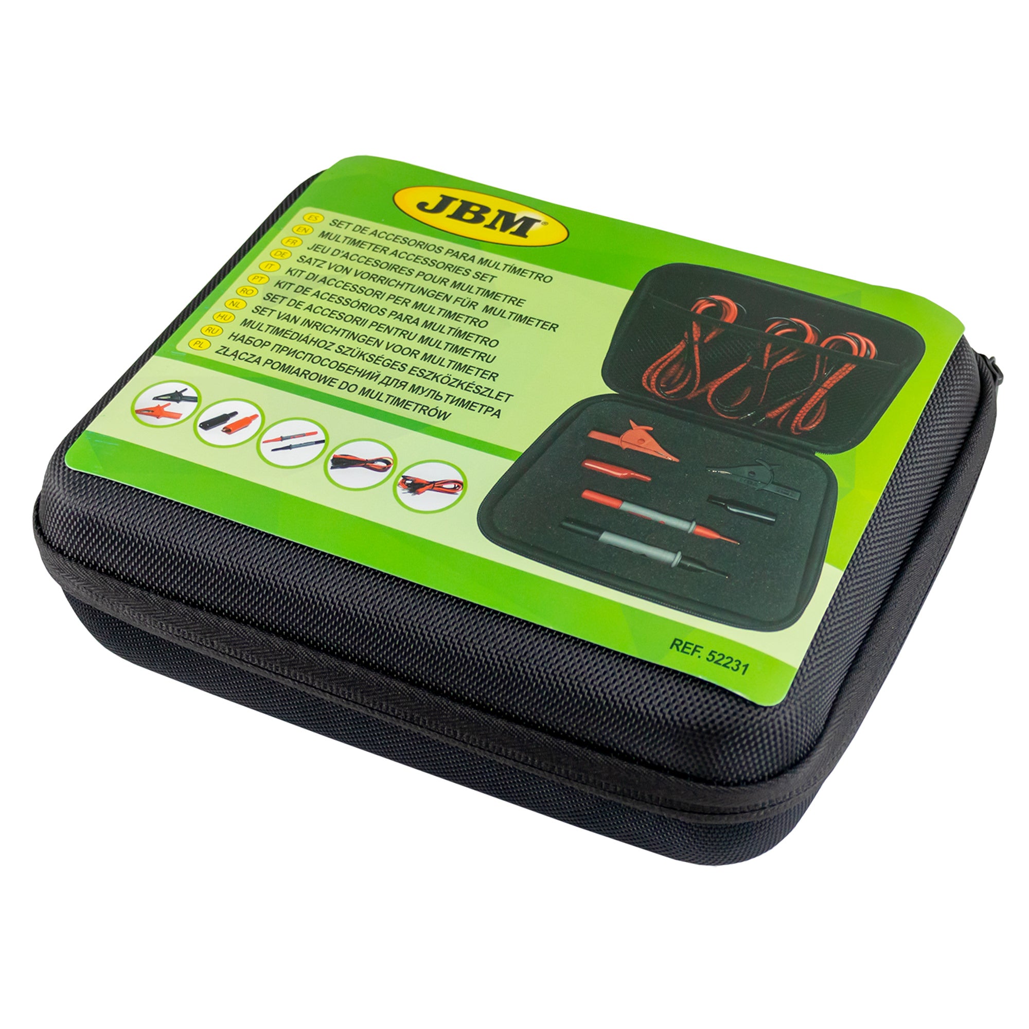 KIT DI ACCESSORI PER MULTIMETRO 52231 JBM