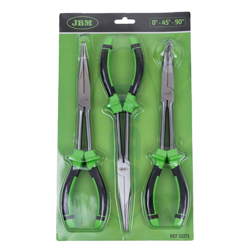 SET PINZE PUNTA DA 0°, 45°, 90° 52272 JBM