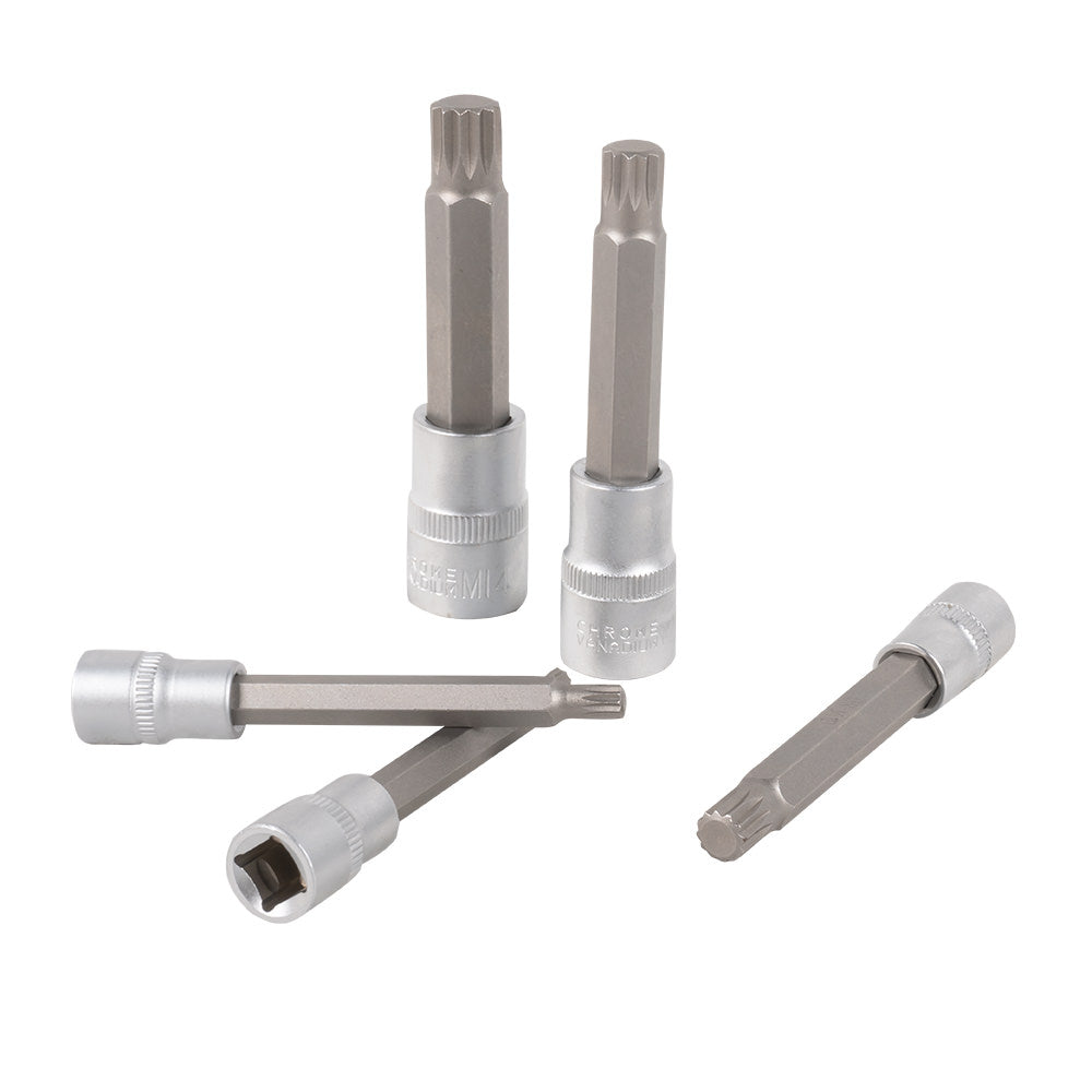 SET DI 7 INSERTI A 12 CANTI CON BUSSOLE 1/2" E 3/8" 52320 JBM