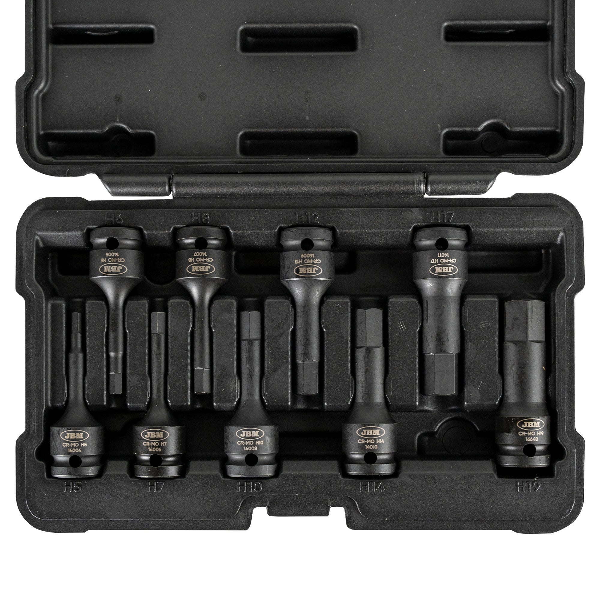 SET DI 8 PUNTE ESAGONALI A IMPATTO DA 1/2" JBM 52339