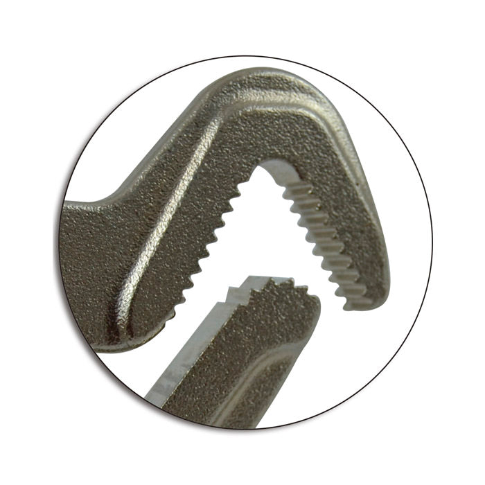 PINZA A SCATTO BECCO CURVO - DENTATO 52387 JBM