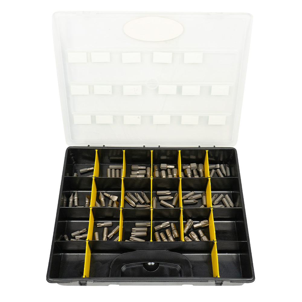 VALIGETTA DI 85 PEZZI CON INSERTI PHILLIPS, PIATTA, ALLEN E TORX 52539 JBM
