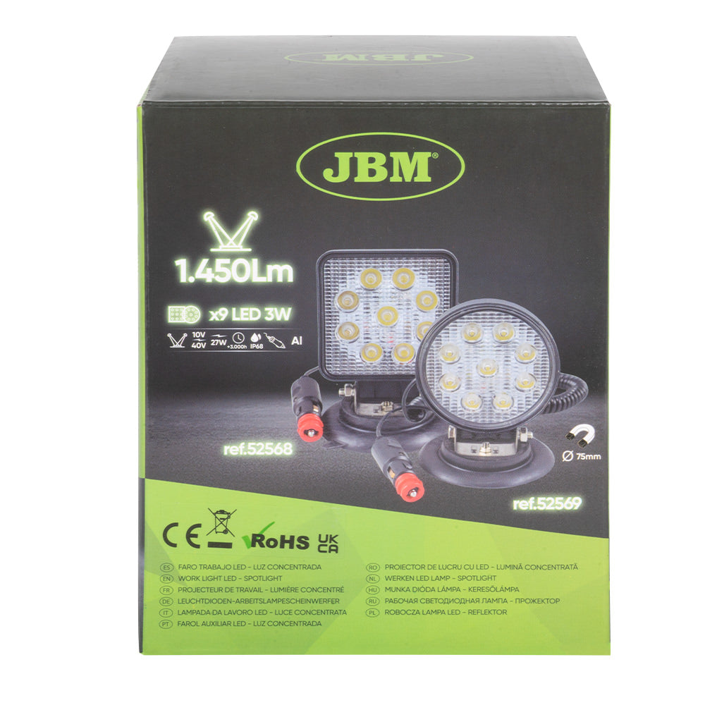 FARO LED DA 1450LM - ROTONDO 52569 JBM