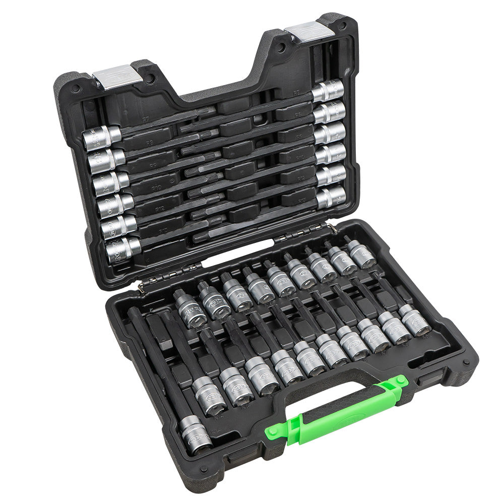 VALIGETTA DI 32 PEZZI CON INSERTI RIBE 1/2" 52606 JBM