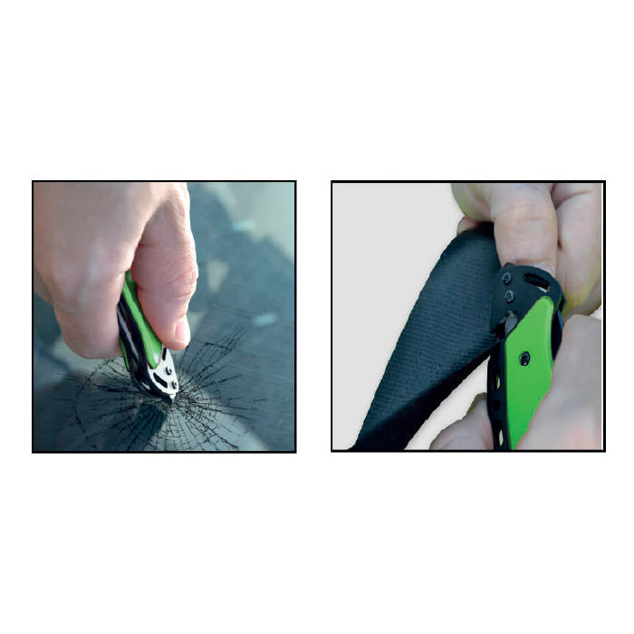 COLTELLINO DI SICUREZZA CON SISTEMA DI TAGLIO CINTURE E ROMPICRISTALLO 52786 JBM