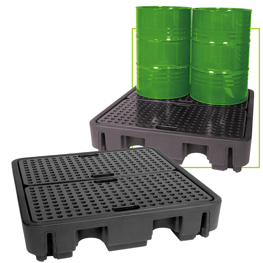 VASCA DI RACCOLTA - 4 FUSTI VERTICALI 1250KG JBM 52806