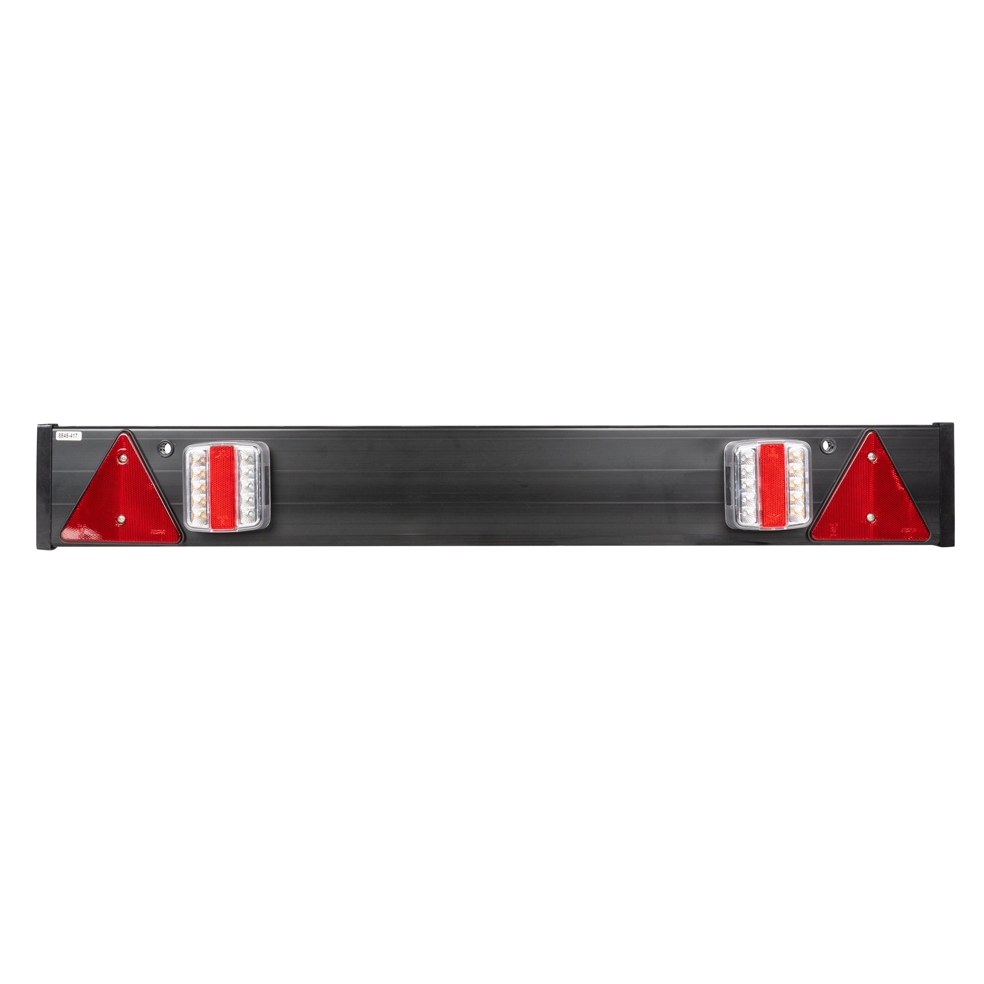 BARRA PER RIMORCHIO DI 1100 MM X 140 MM, 2 LUCI LED E 2 CATARIFRANGENTI TRIANGOLARI 52838 JBM