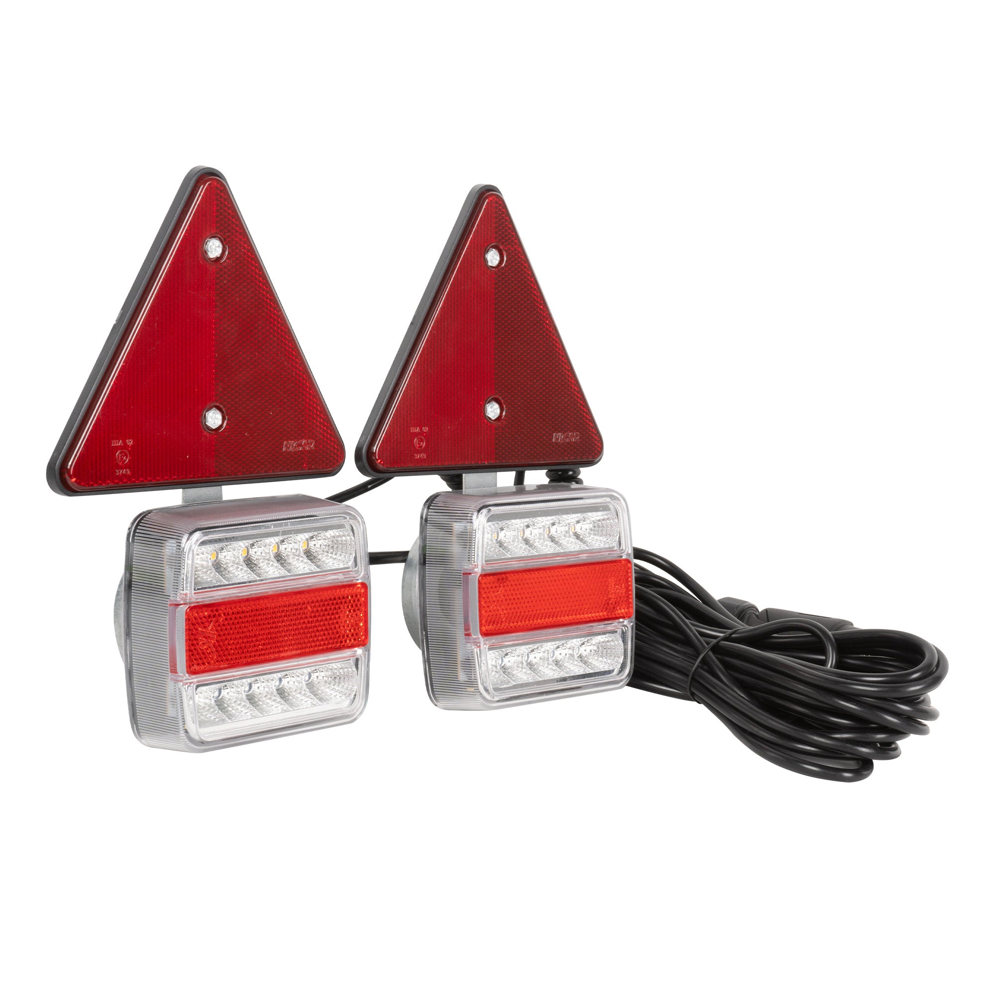 KIT MAGNETICO CON 2 LUCI E 2 CATARIFRANGENTI LED 52839 JBM