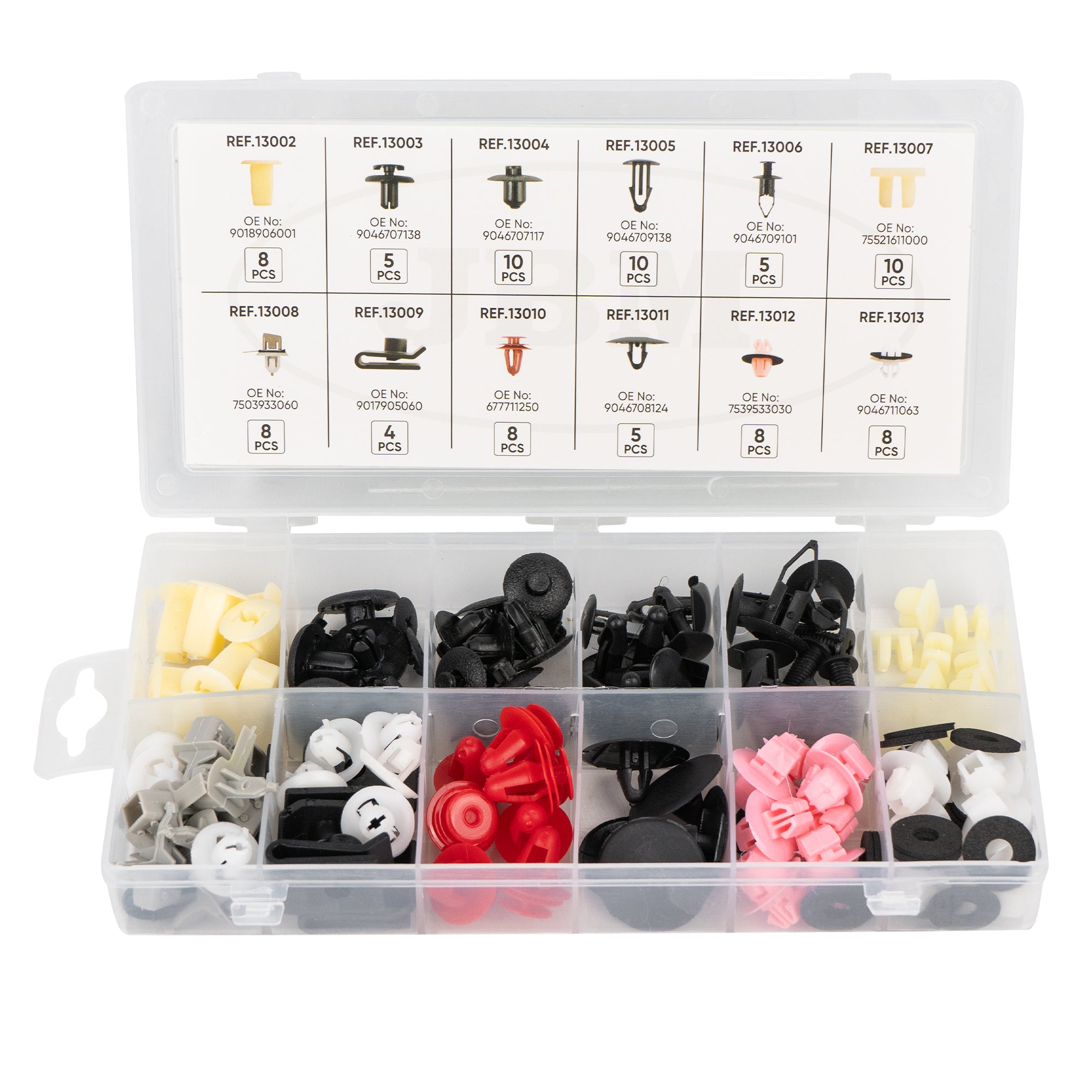 ASSORTIMENTO CLIP DI FISSAGGIO PER TOYOTA / LEXUS 89 PEZZI 52886 JBM