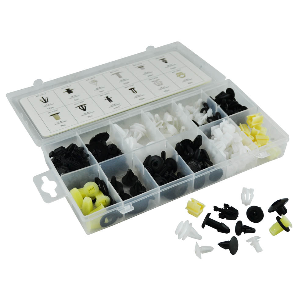 ASSORTIMENTO CLIP DI FISSAGGIO PER HONDA 150 PEZZI 52887 JBM