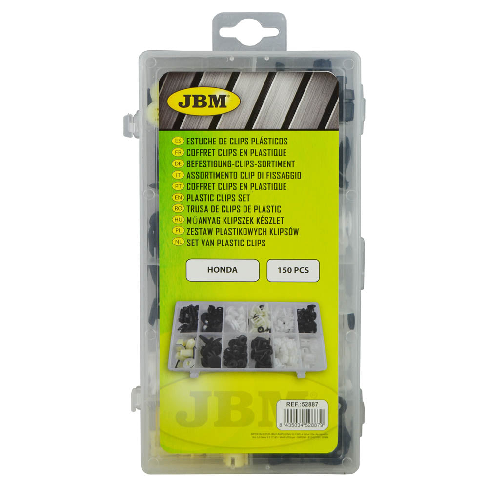 ASSORTIMENTO CLIP DI FISSAGGIO PER HONDA 150 PEZZI 52887 JBM
